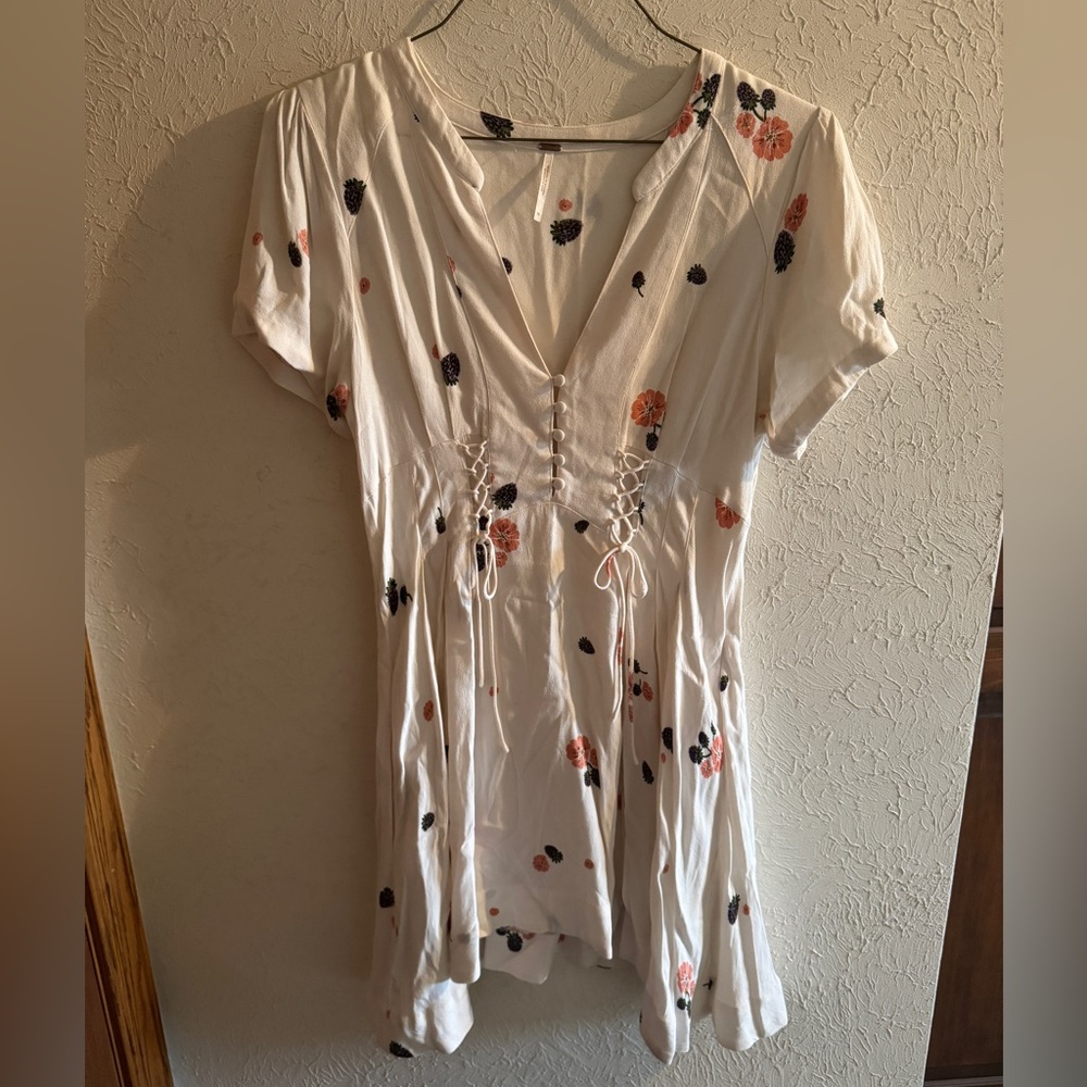 Free People summer fruit/floral dress, women’s size 10